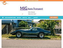 Tablet Screenshot of migautotransport.com